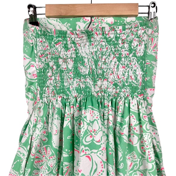 Lilly Pulitzer Chandie Strapless Dress - Glenda Beach Bash - Picture 8 of 15